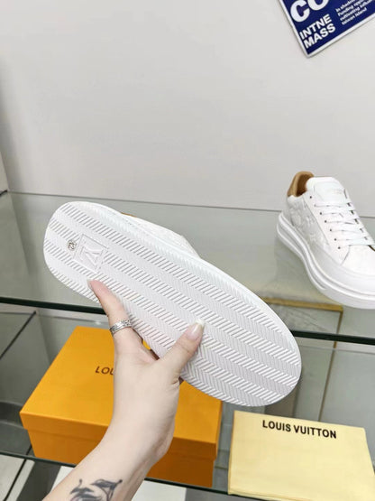 Tênis Couro Branco Casual