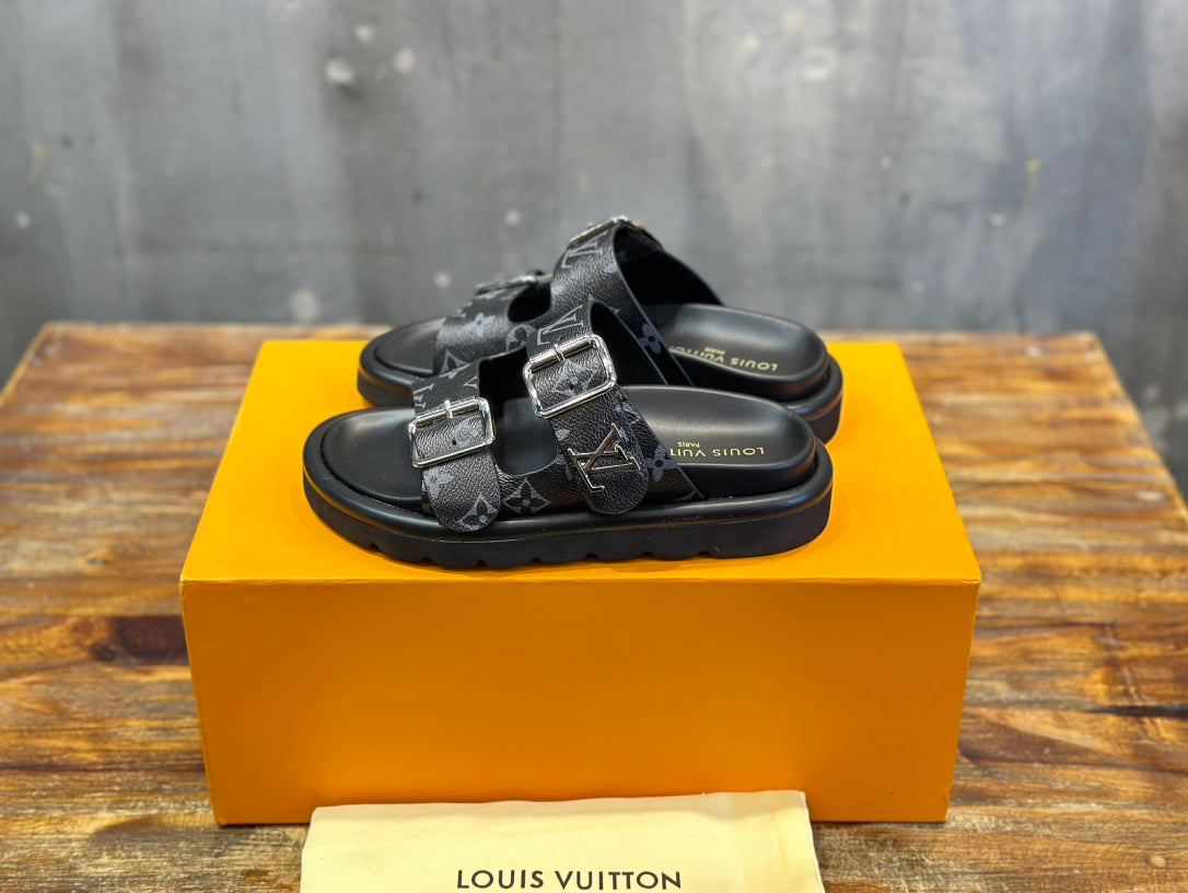 Chinelo Couro Vintage