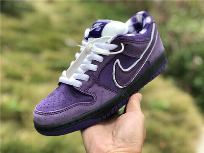 Tênis Skate Couro Cano Baixo Roxo