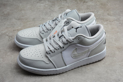 Tênis Cano Baixo Couro Branco Detalhe Camuflado