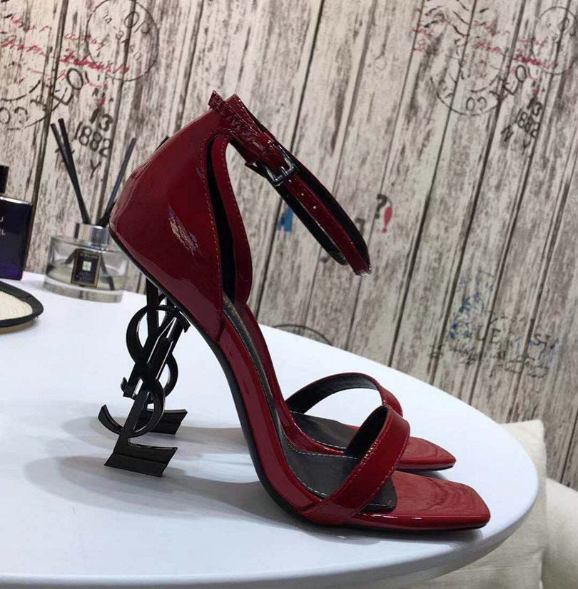 Sandália Couro Vermelho