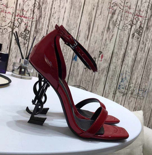 Sandália Couro Vermelho