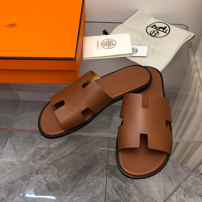 Sandália Couro Liso Dourada Tira Cruzada