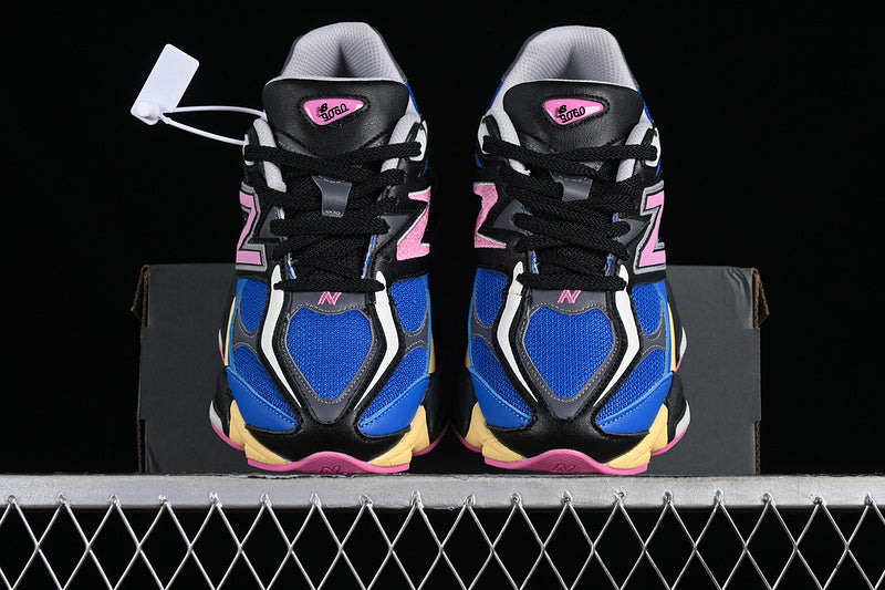 Tênis Runner Mesh Azul Oásis Detalhe Rosa