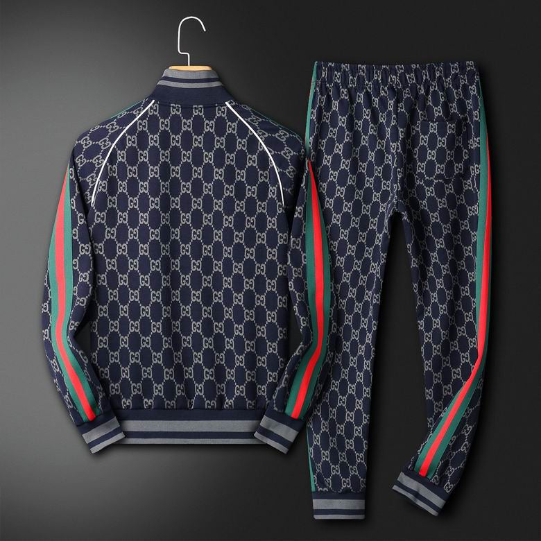 Moletom Jacquard Padrão Monograma Geométrico