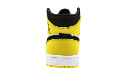 Jordan 1 Mid Yellow Toe Black