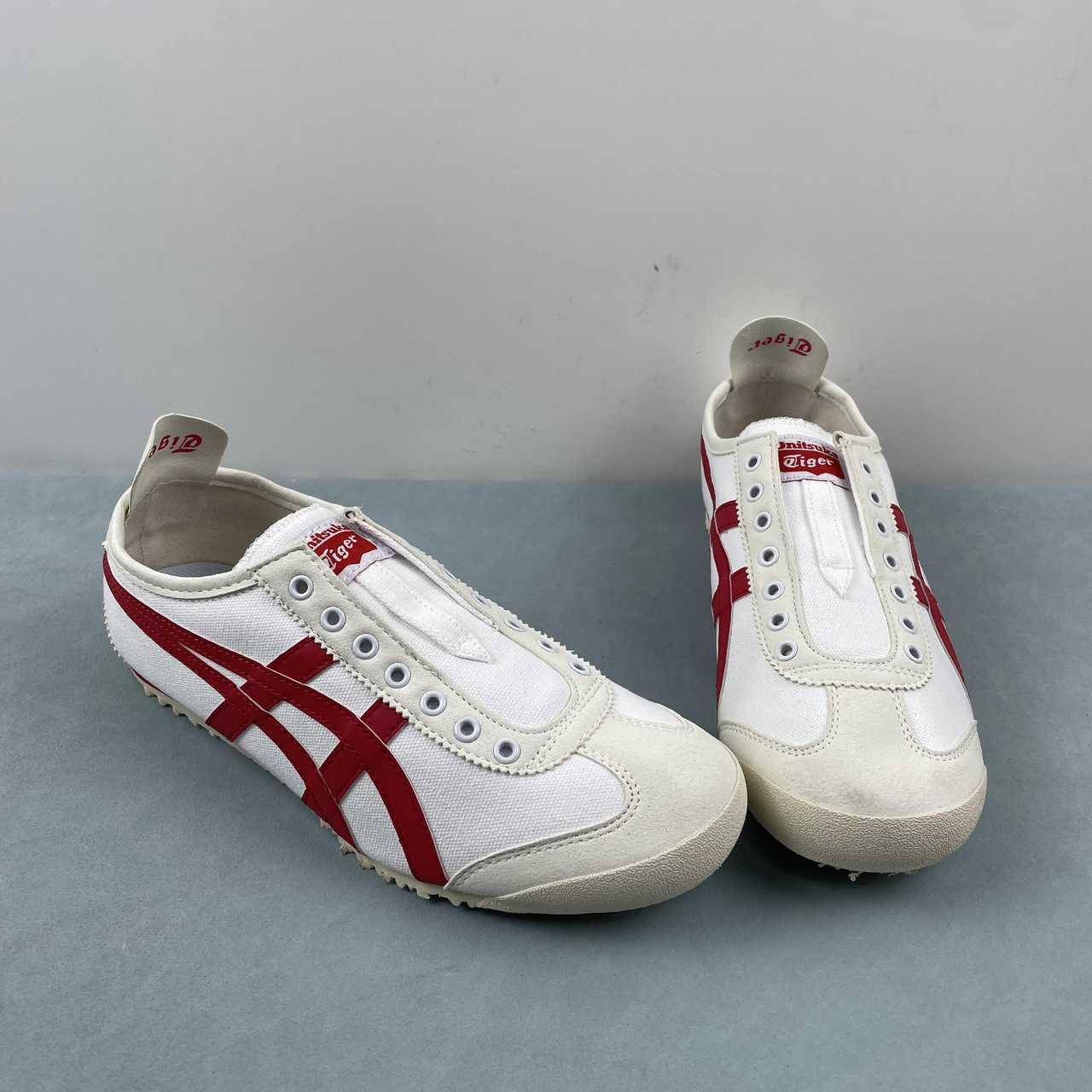 Tênis Couro Estilo Vintage Branco Bordô