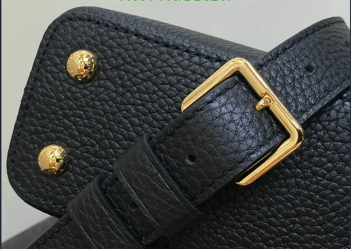 Bolsa Satchel Couro Supple Estruturada Preta Alça Superior
