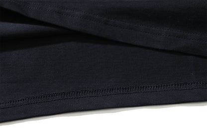 Camiseta Algodão Preto Estampa Seta Frontal