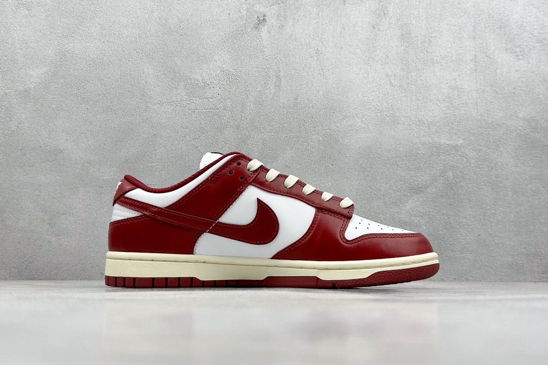 Tênis Cano Baixo Couro Vermelho Vintage