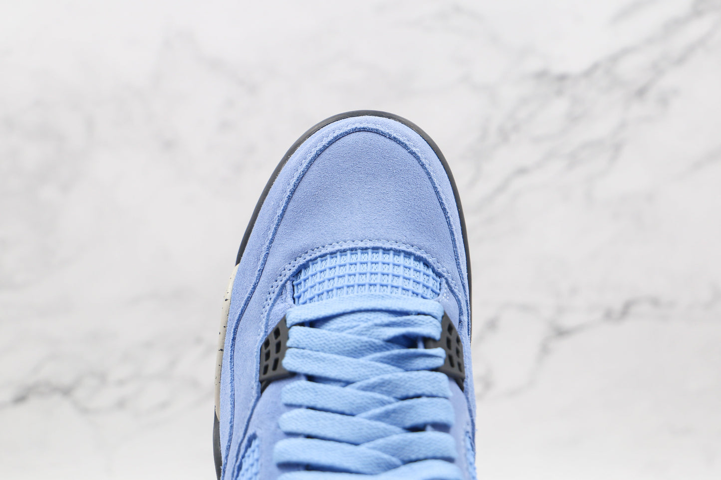 Tênis Cano Alto Basquete Azul Royal Detalho Cinza