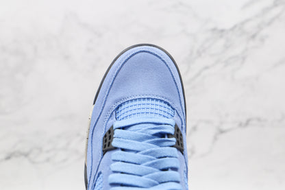 Tênis Cano Alto Basquete Azul Royal Detalho Cinza