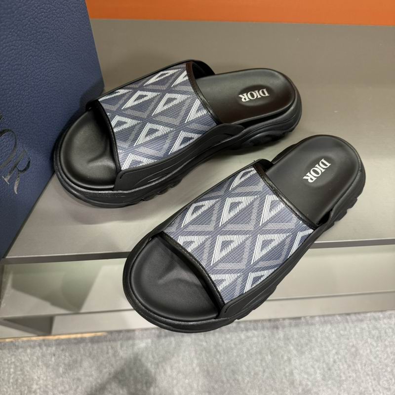 Chinelo Tecido Padrão Inclinado Bege