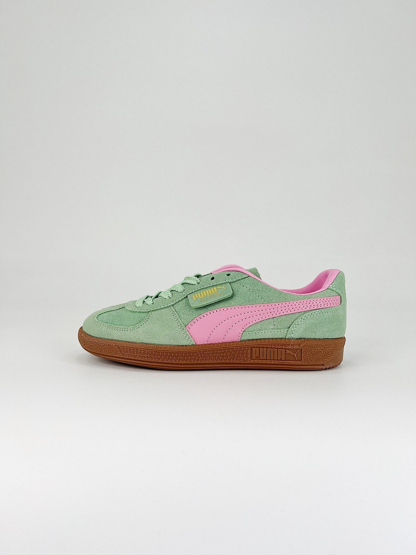 Tênis Couro Colorido Branco Mint e Rosa