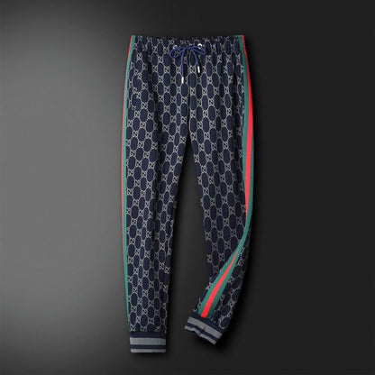 Moletom Jacquard Padrão Monograma Geométrico