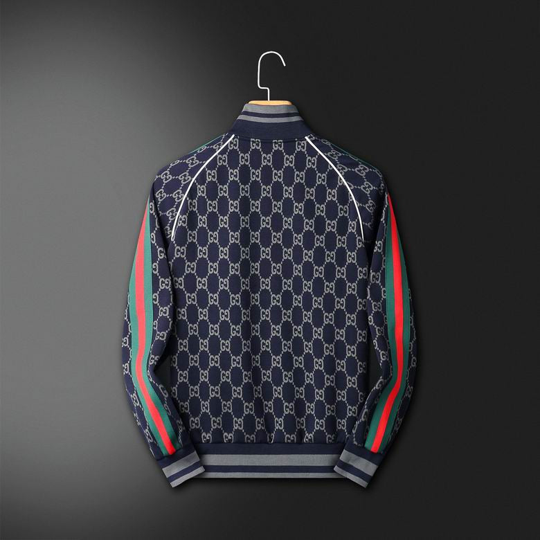 Moletom Jacquard Padrão Monograma Geométrico