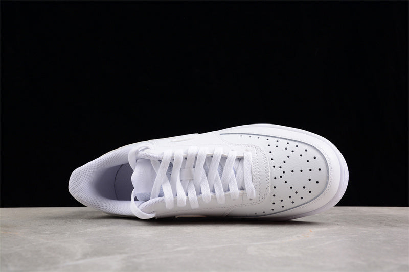 Tênis Couro Estilo Vintage Branco