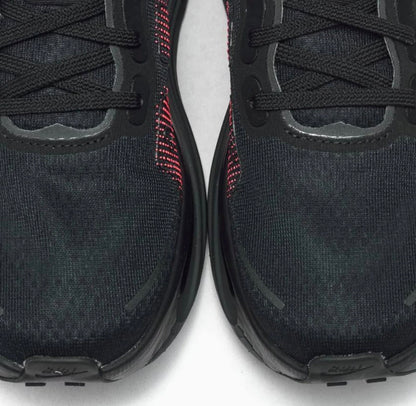 Tênis Runner Malha Preto Detalhes Roxo