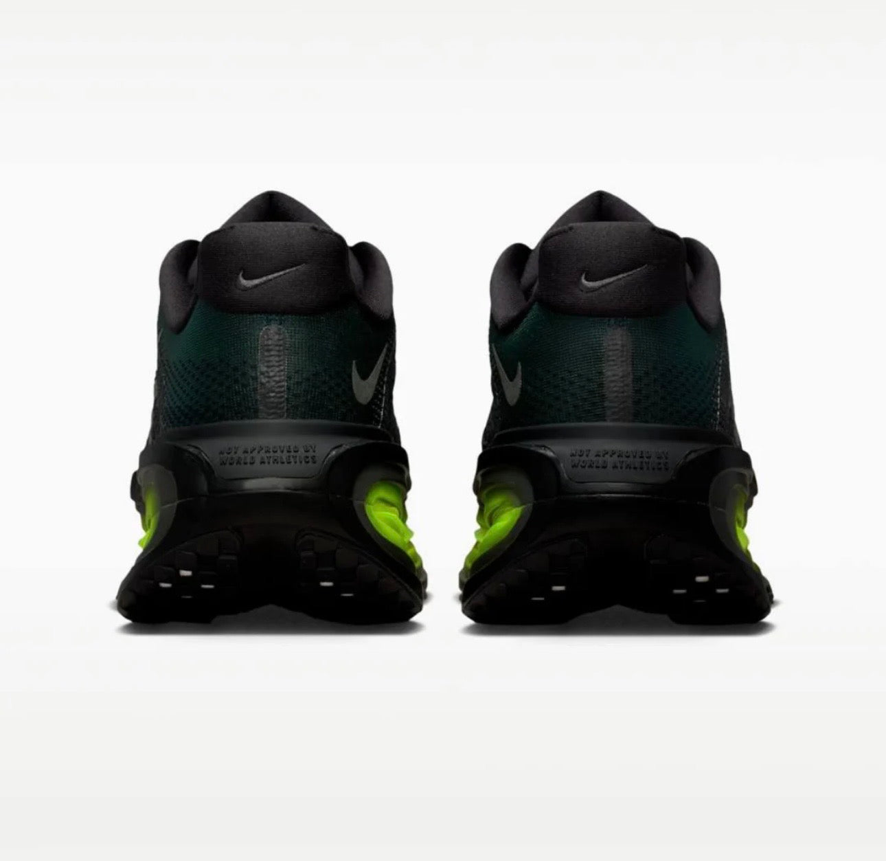 Tênis Runner Malha Preto Detalhe Verde