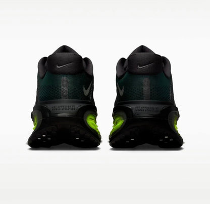 Tênis Runner Malha Preto Detalhe Verde