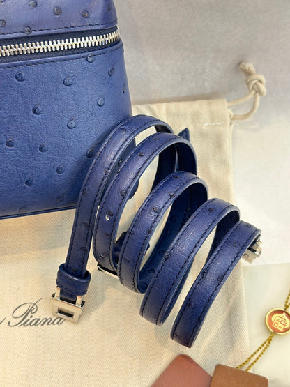 Bolsa Couro Azul