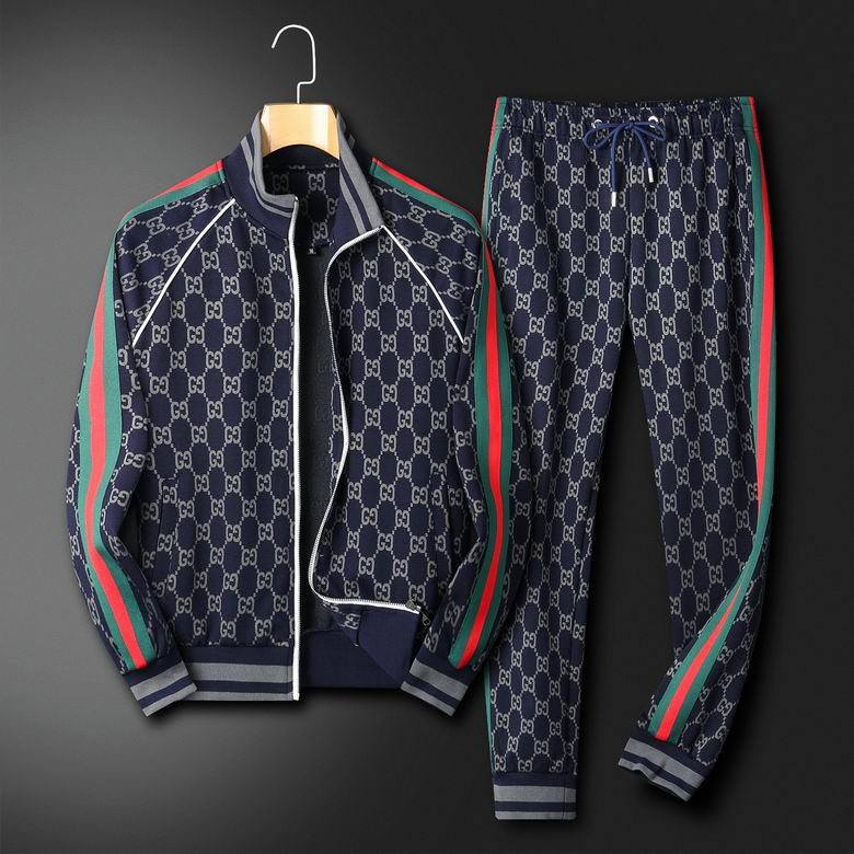 Moletom Jacquard Padrão Monograma Geométrico