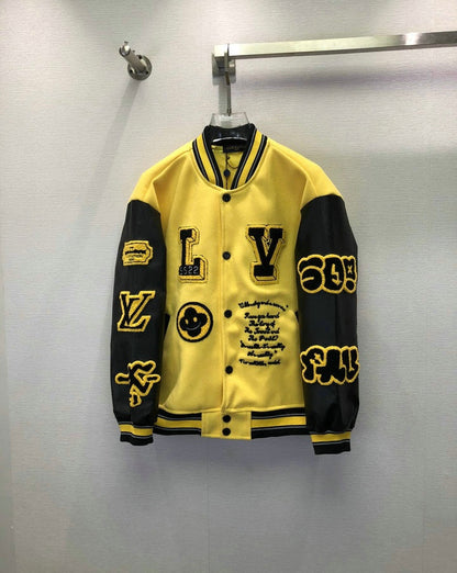 Jaqueta Varsity Amarela