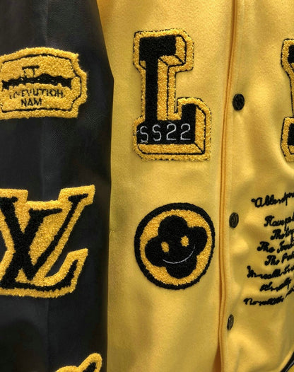 Jaqueta Varsity Amarela