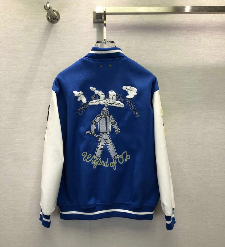 Jaqueta Varsity Azul