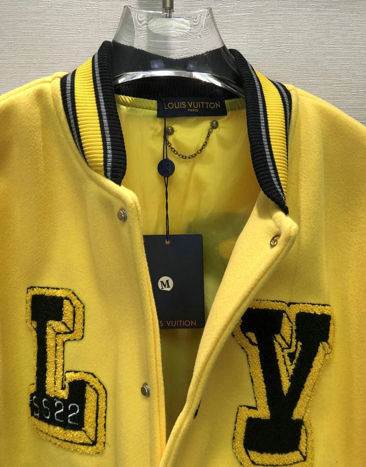 Jaqueta Varsity Amarela