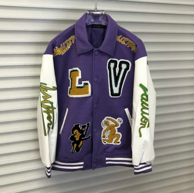 Jaqueta Varsity Roxo