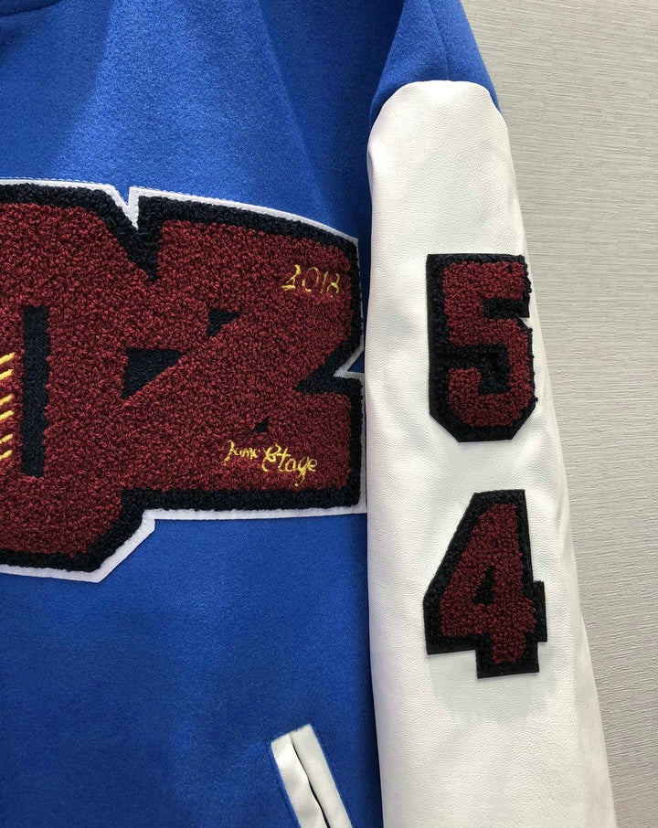 Jaqueta Varsity Azul