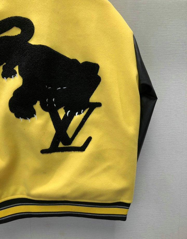 Jaqueta Varsity Amarela
