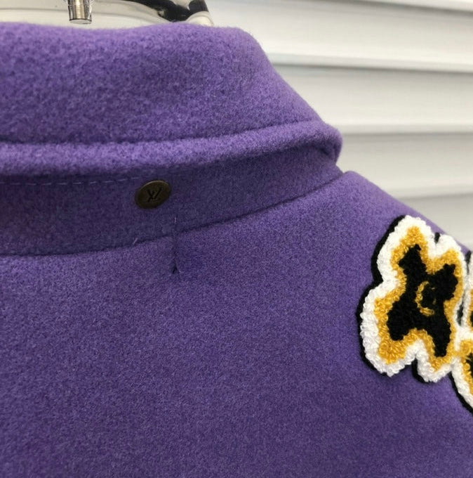 Jaqueta Varsity Roxo