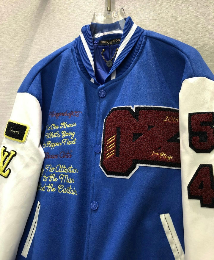 Jaqueta Varsity Azul
