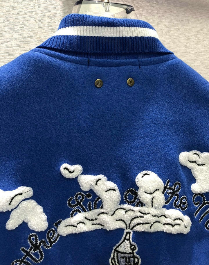 Jaqueta Varsity Azul