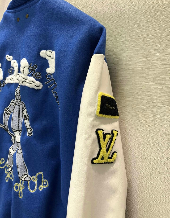 Jaqueta Varsity Azul