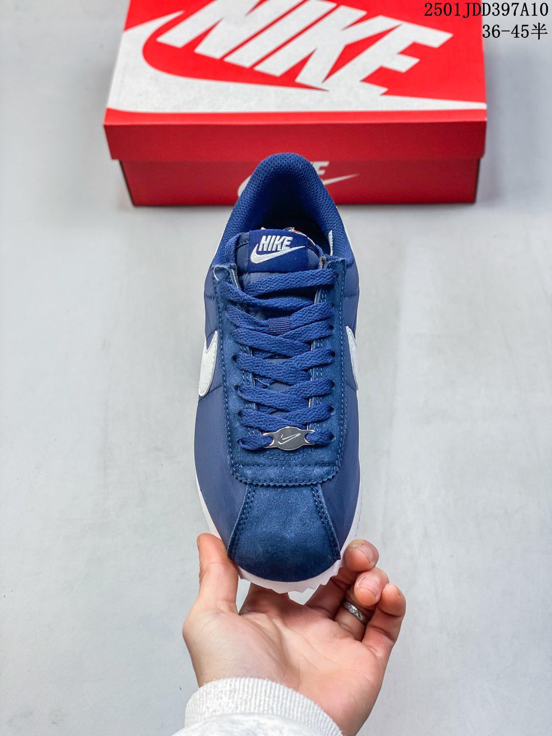 Tênis Couro Estilo Vintage Azul Marinho