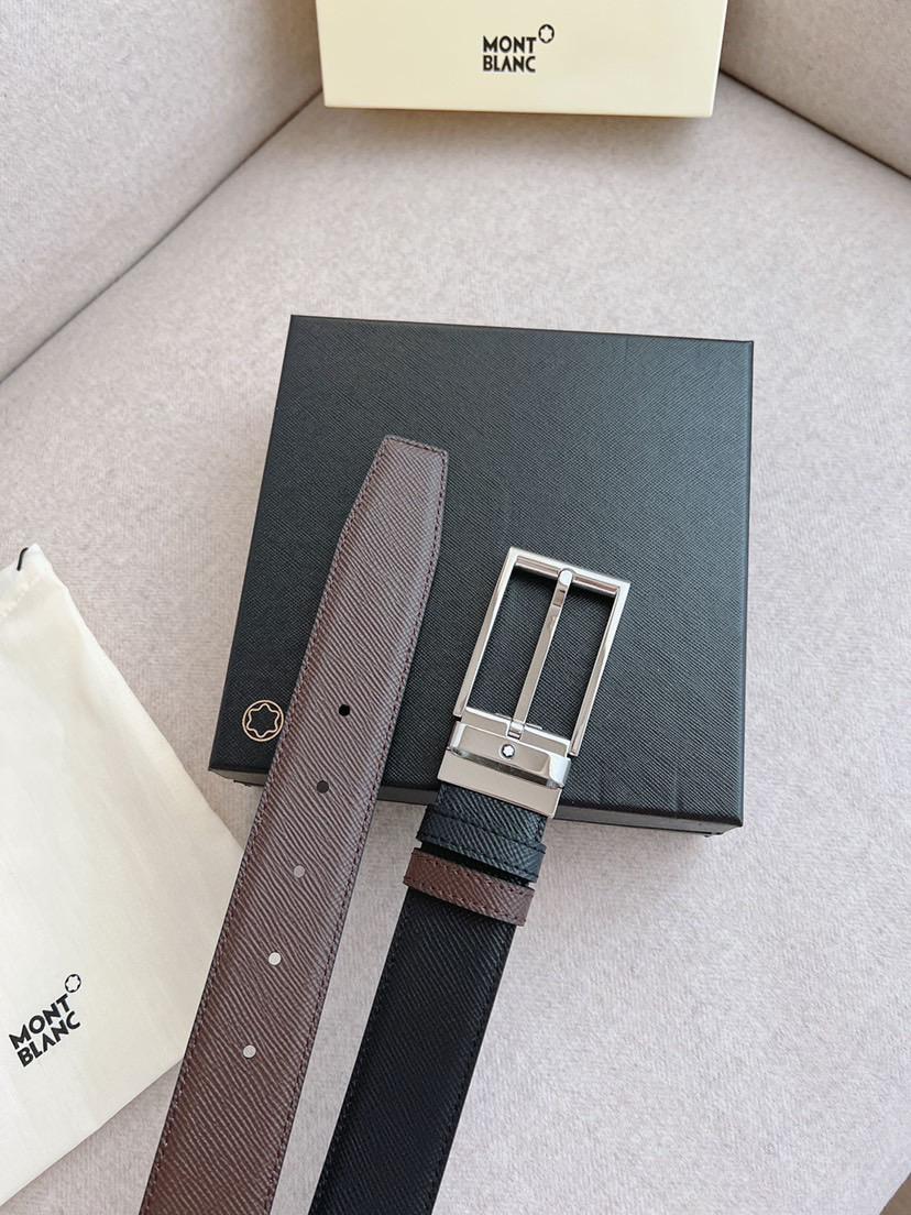 Cinto Couro Liso Preto Fivela Minimalista