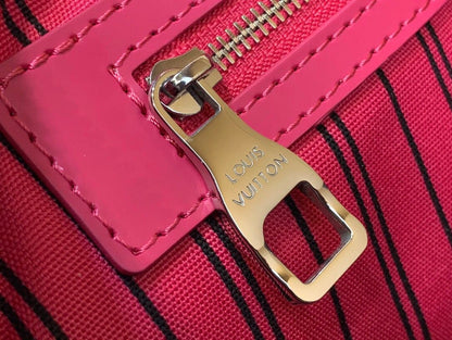 Mala de Viagem Lona Rosa Alça Ajustável 50cm