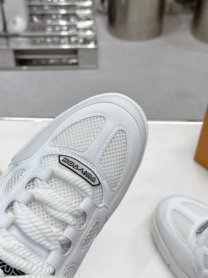 Tênis Skate Couro Branco