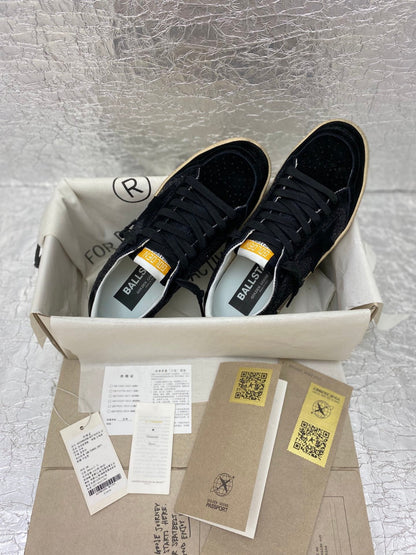 Tênis Couro com Glitter Preto