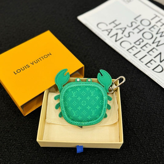 Chaveiro Bolsa Pendente Caranguejo Verde