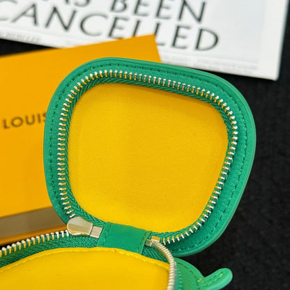 Chaveiro Bolsa Pendente Caranguejo Verde