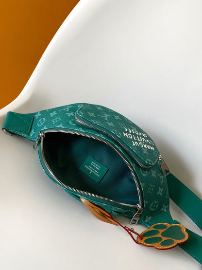 Bolsa Couro Verde