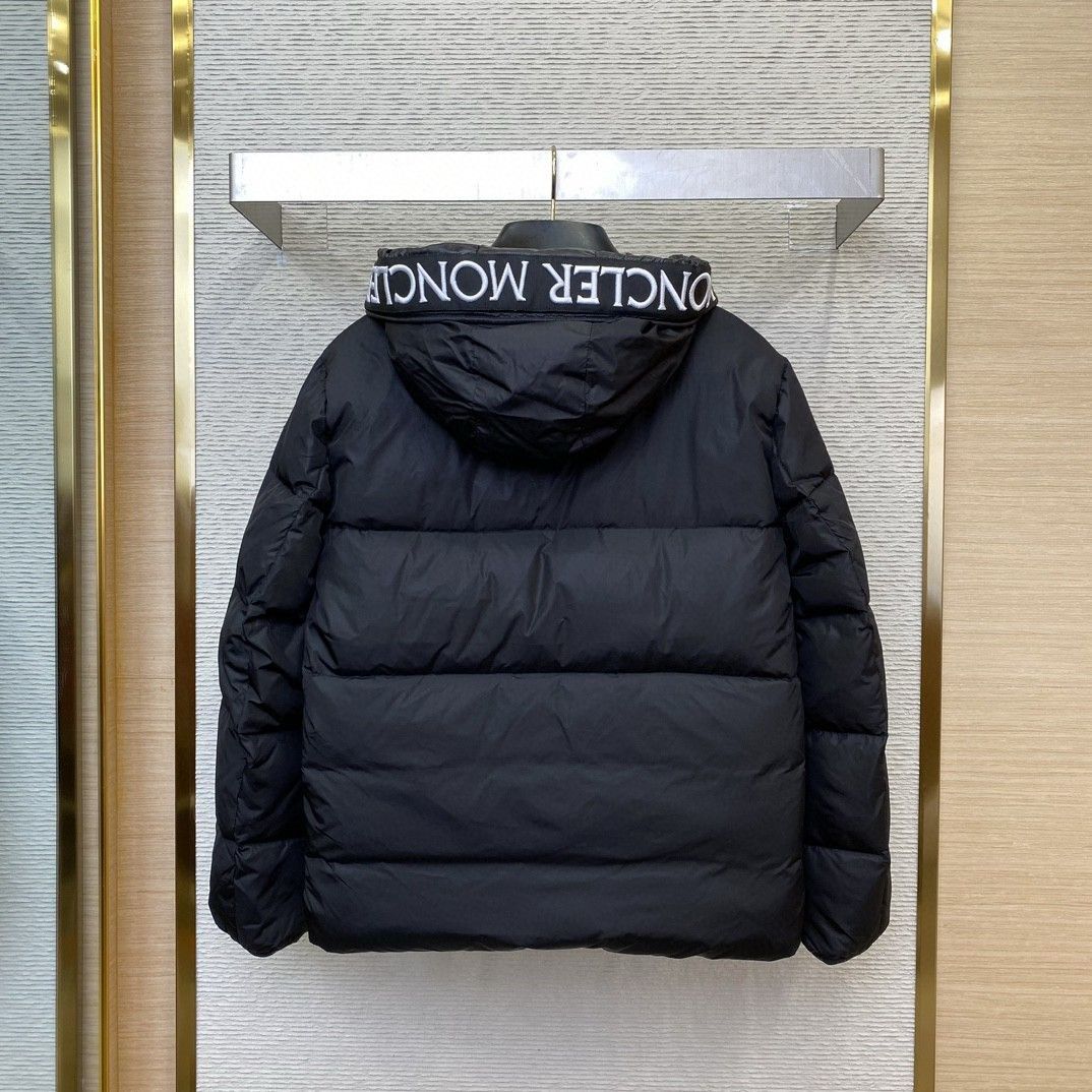 Jaqueta Acolchoada Nylon Preto Brilhante