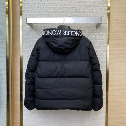 Jaqueta Acolchoada Nylon Preto Brilhante