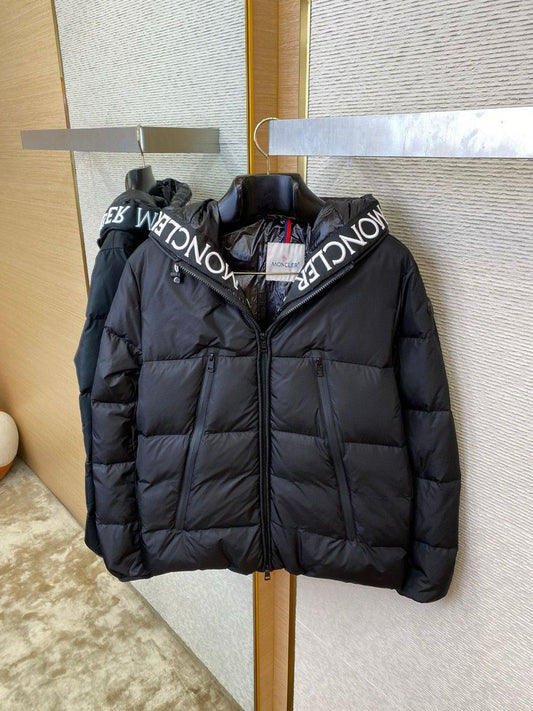 Jaqueta Acolchoada Nylon Preto Brilhante