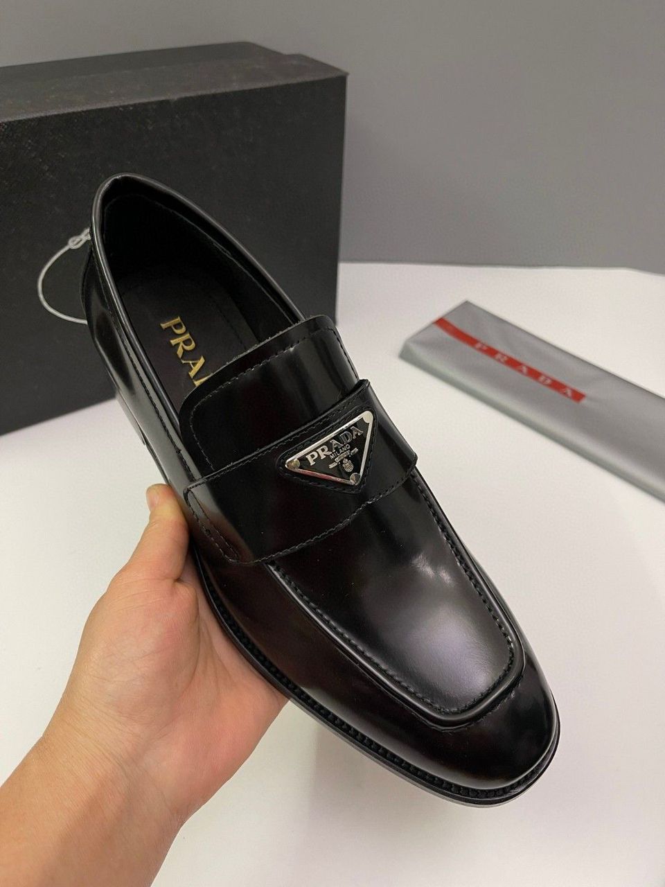 Mocassim Couro Preto