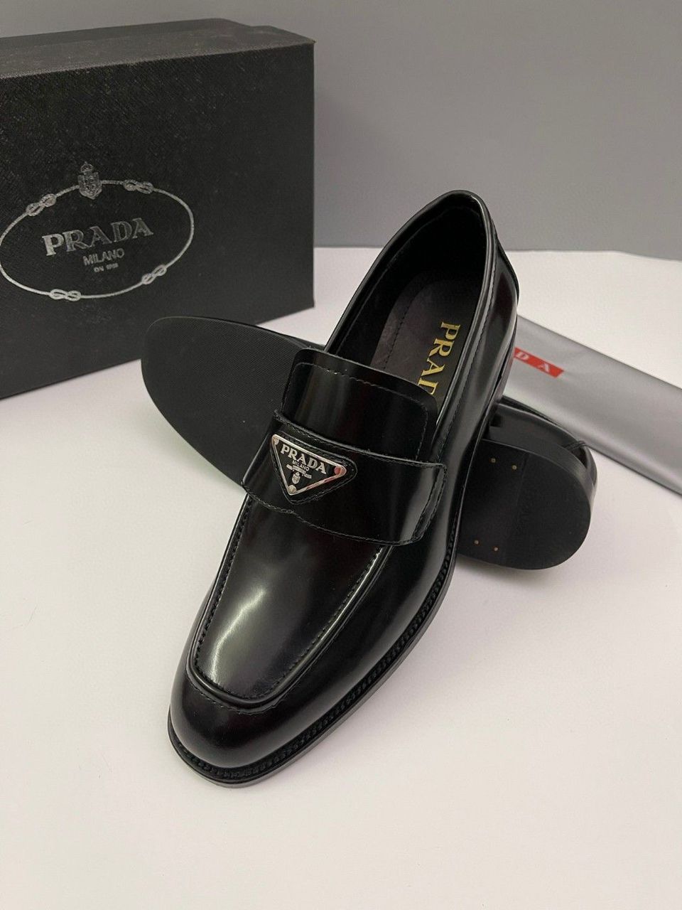 Mocassim Couro Preto